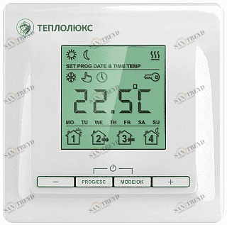 Хронотермостат TP 520 ТЕПЛОЛЮКС цифровой термостат (программируемый) с дисплеем белый 4305651418000000