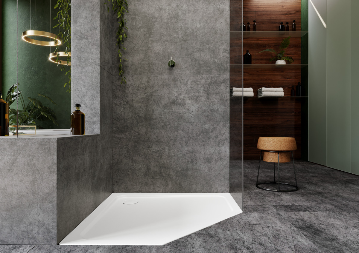 Душевой поддон KALDEWEI Сталь эмалированная 670-2 212 пергамон 670-2212 - Вид №3