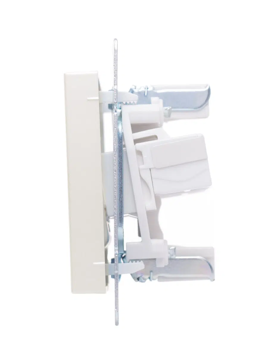 VESNA Розетка компьютерная 2-ая жемчужный LEZARD 742-3088-141 - Вид №3