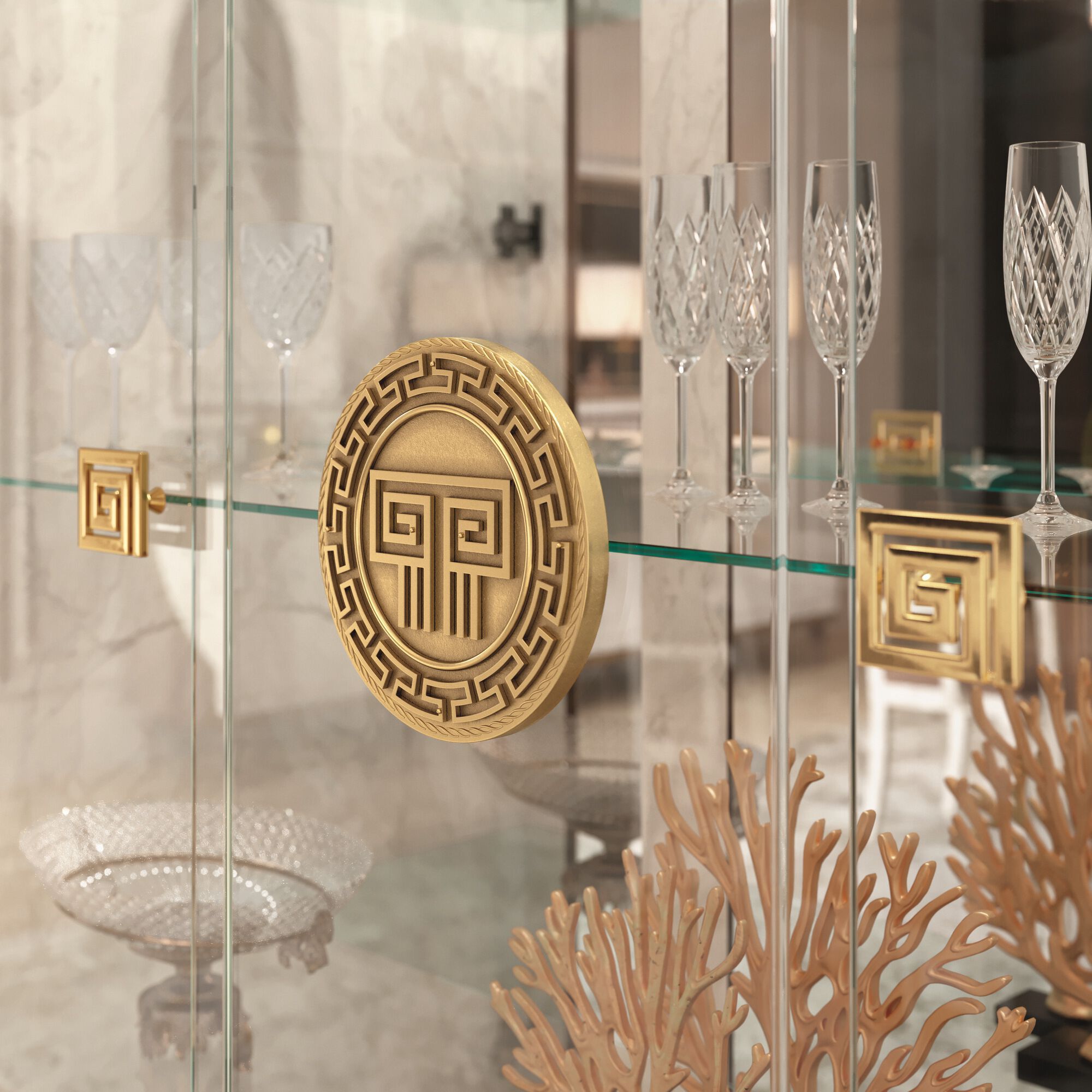 Витрина со встроенным освещением Arredoclassic Romantica ARCH-00113035 - Вид №2