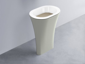 AMLA65-BL+AMPILO-AV+AMCOLO-PM Раковина Amedeo Ovale отдельностоящая cielo Enjoy + Amedeo