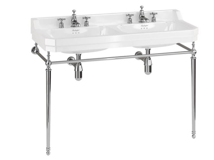 Двойной консольный умывальник в витрине Burlington Эдвардианская ARCH-00115568 - Вид №1