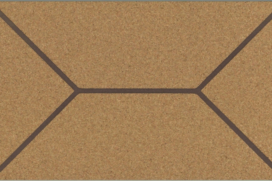 315 048 680 Пробковая 3D-плитка для стен Purple GRANORTE Groovy - Вид №1