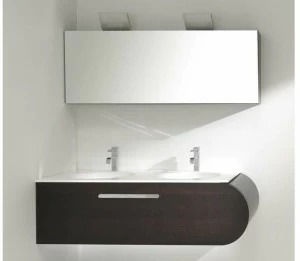 LASA IDEA Двойная угловая тумба под умывальник с ящиками Flux_us