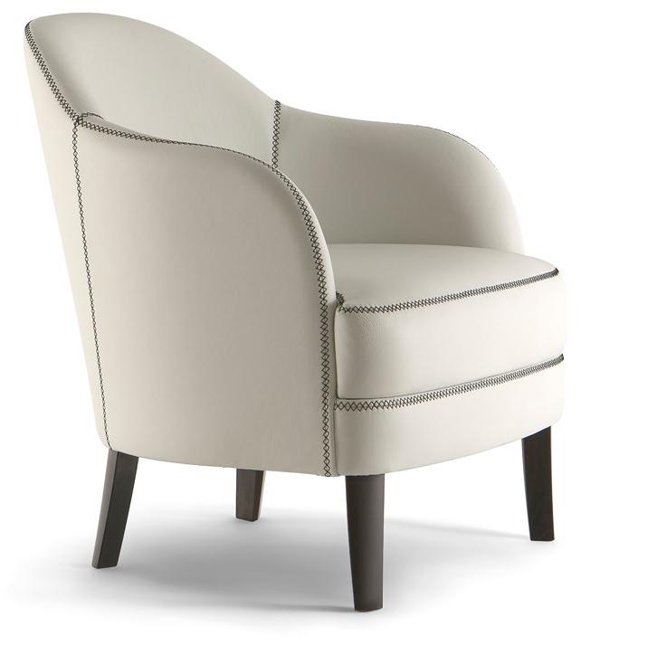 Tirolo Кожаное кресло с подлокотниками Chicago 015 pl - Вид №1