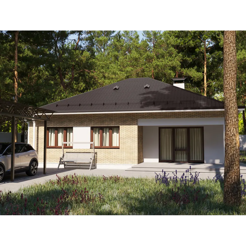 Santreyd Профнастил С20 коричневый для кровли и ограждений 82157378 STLM-0020722 - Вид №2