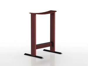 Табурет из ясеня с подставкой для ног