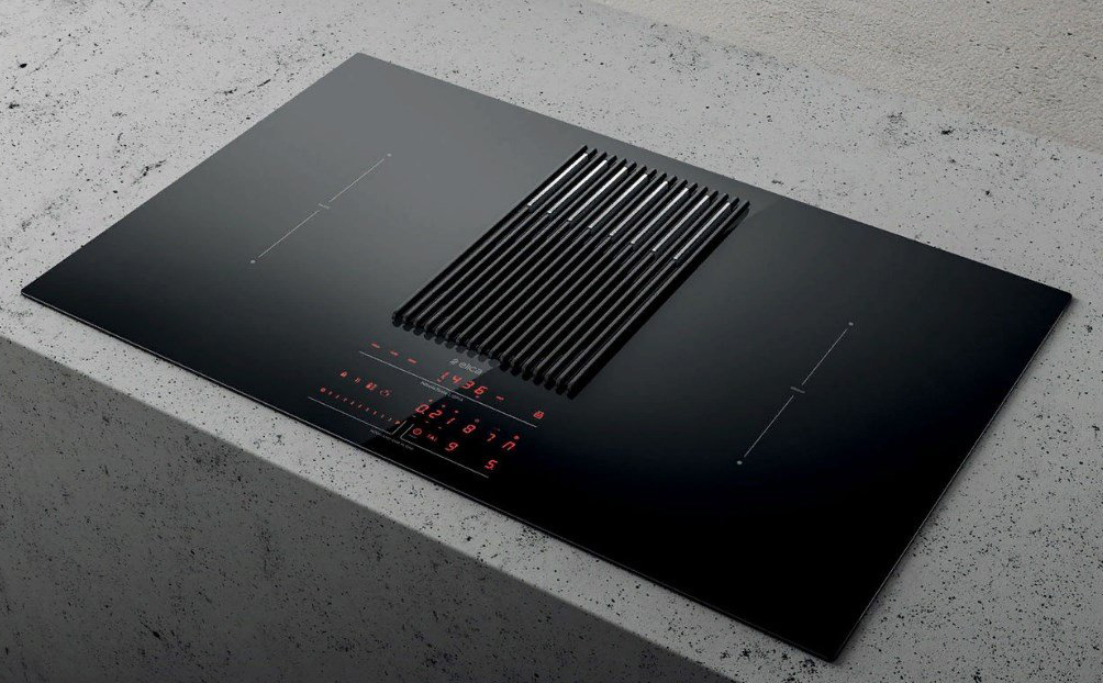 NIKOLATESLA LIBRA BL/A/83-PRF0147744 Индукционные варочные панели / индукционная, .nikolatesla.панель+вытяжка, стеклокерамика, индукционная, 83см, сенсорное управление , 1200м3, отвод воздуха, черный Elica 