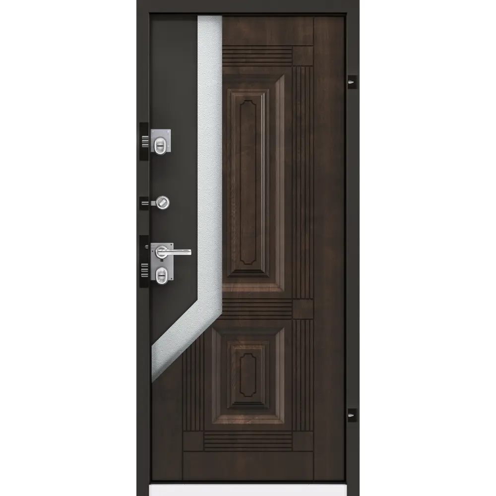 Дверь металлическая Термо С-2 РР, 880 мм, левая, цвет грецкий орех TOREX STLM-2164741 - Вид №6