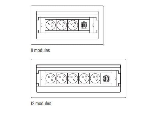 Выдвижная электрическая розетка legrand Инкара ARCH-00006640 - Вид №5