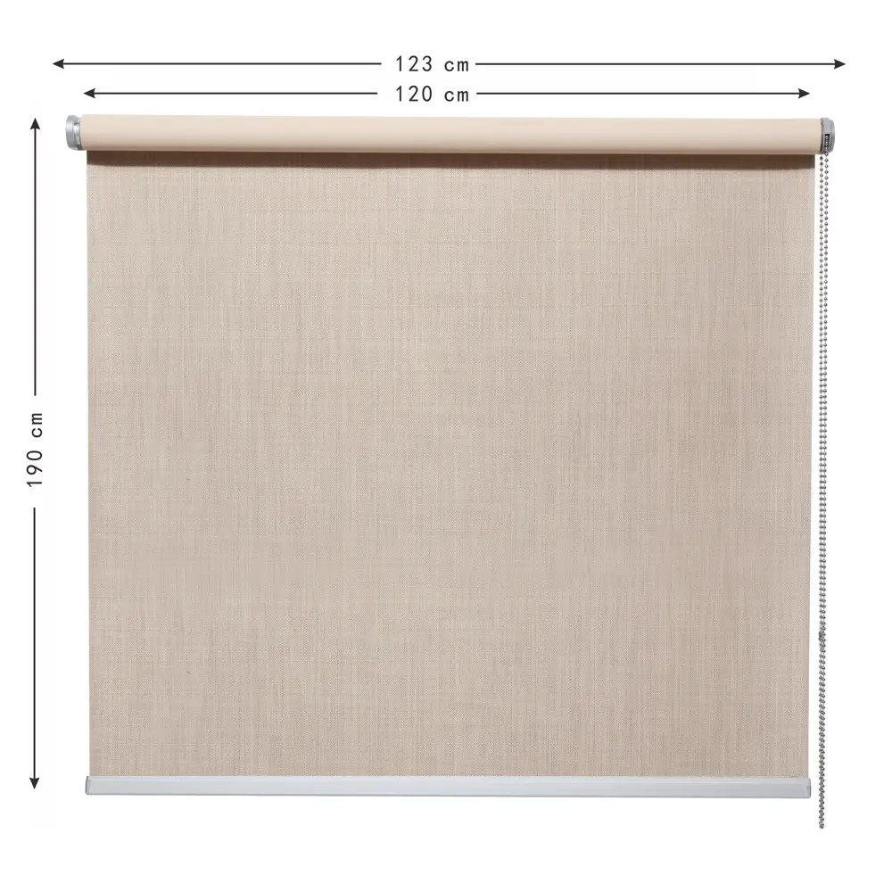 Штора рулонная блэкаут Inspire Natal 120x190 см бежевая Trench 5 82689640 STLM-2157089 - Вид №2