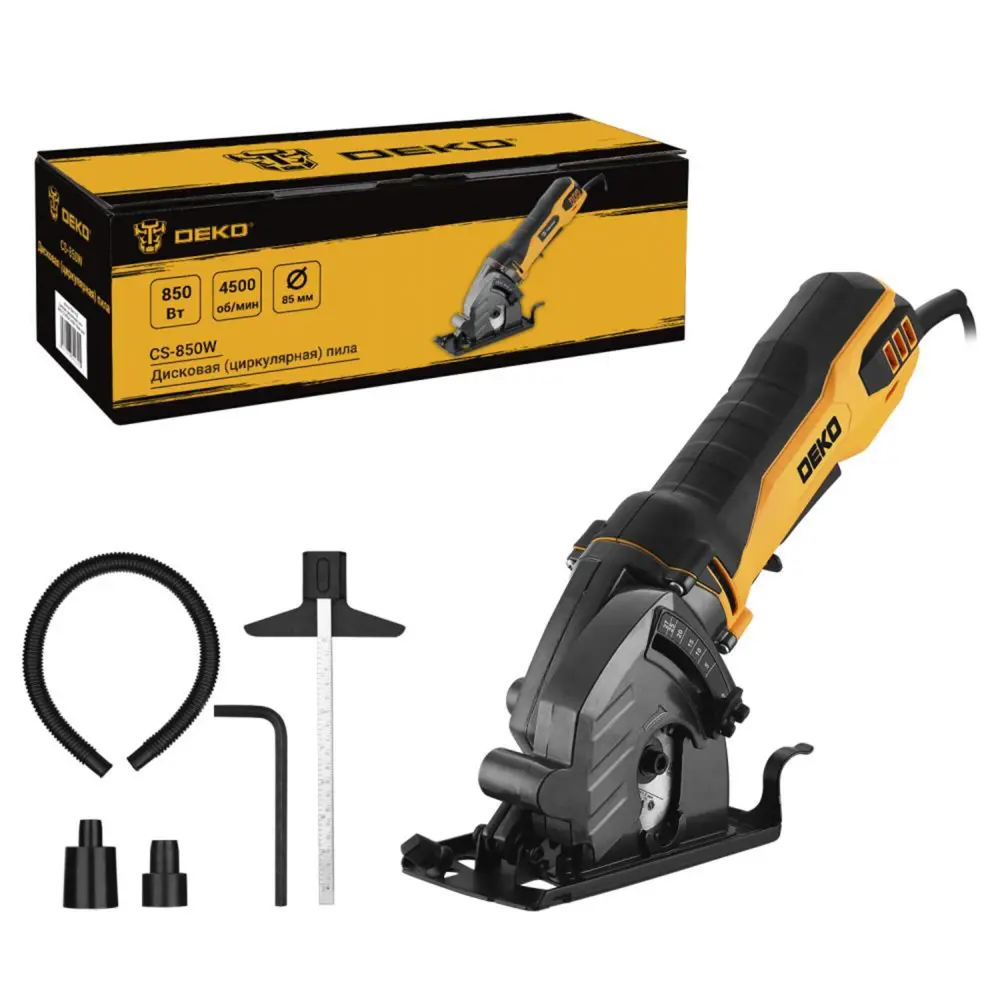 Циркулярная пила DEKO CS-850W для точной резки древесины 89403025 STLM-1570684 - Вид №1