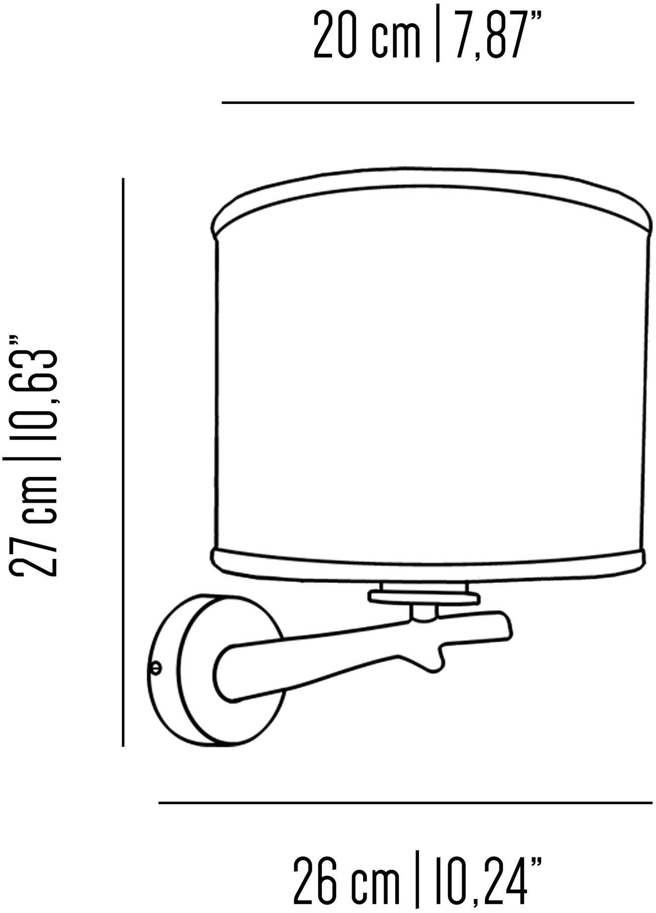 Il Bronzetto Бра из джута с фиксированным кронштейном Eclectic Oak04 - Вид №1