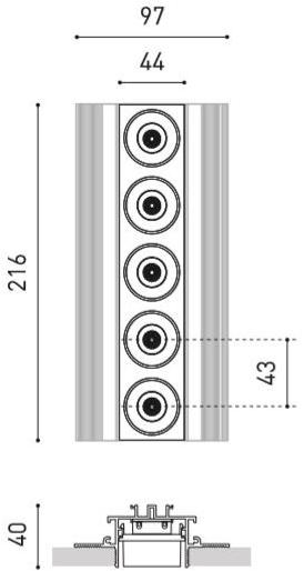 Arkoslight Линейный световой профиль из алюминия для светодиодных модулей Black foster custom sun-id-1453801 - Вид №41