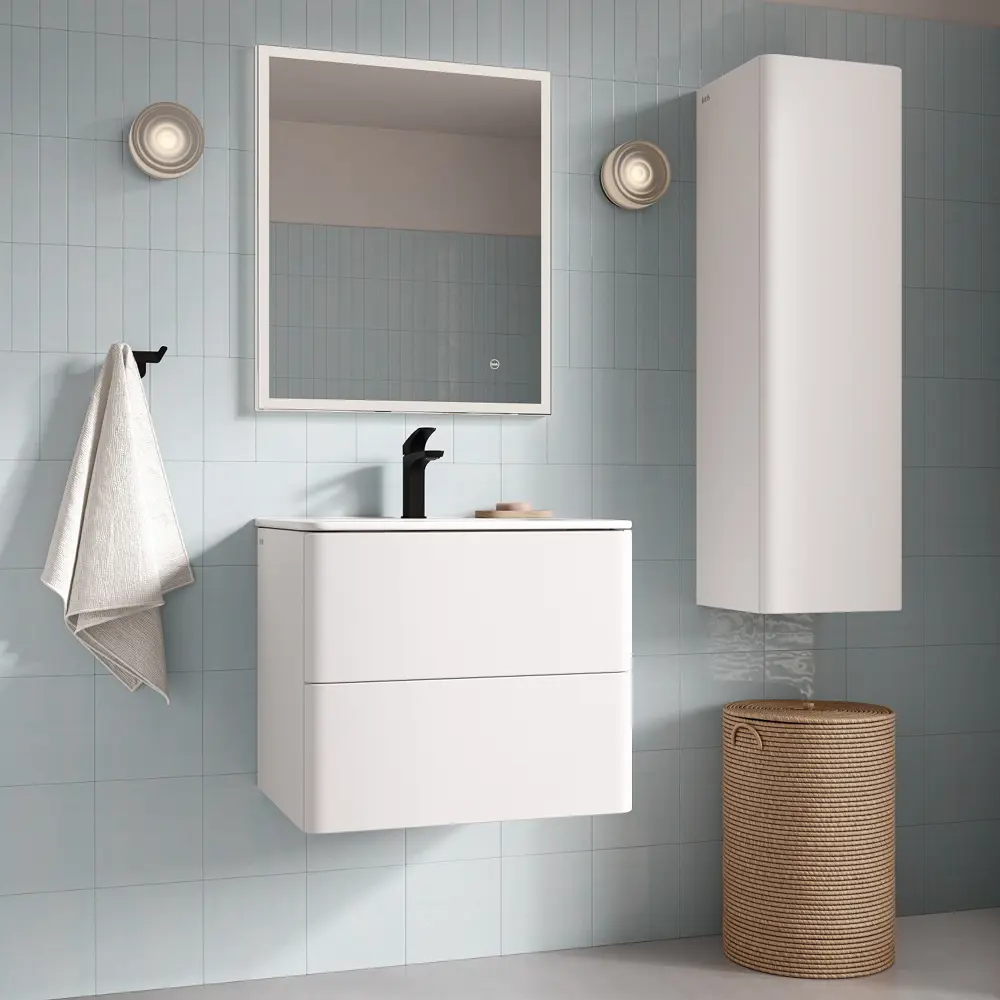 Комплект фасадов для тумбы Iddis Lahta 60 см LAH60W0i89 МДФ цвет белый STLM-2093920 - Вид №6