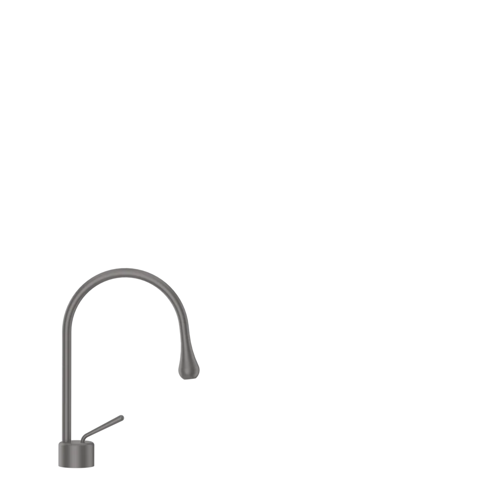 Смеситель для умывальника 33601 126 Gessi Goccia ЧЕРНЫЙ МЕТАЛЛ BR. GHRC 33601126