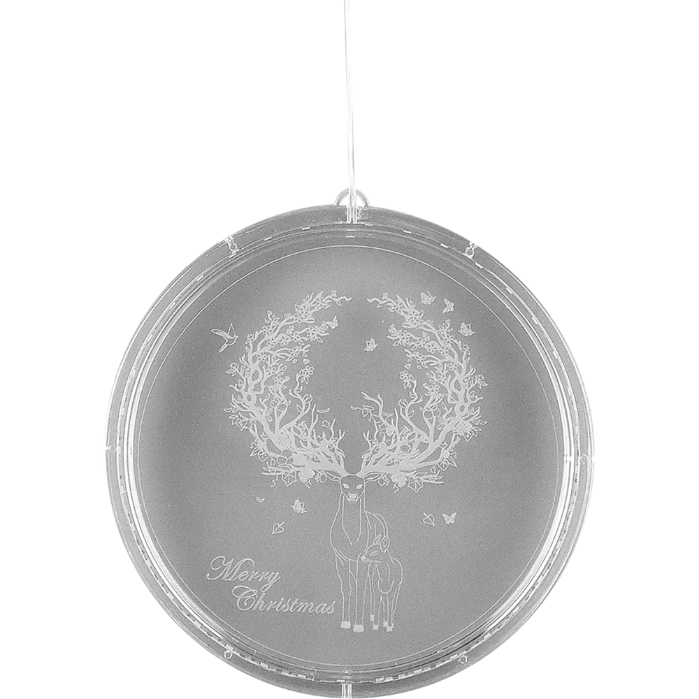 Светильник автономный "NY deer 3D round" на батарейках, ? 22 см 82906428 STLM-2025214 RITTER  - Вид №1