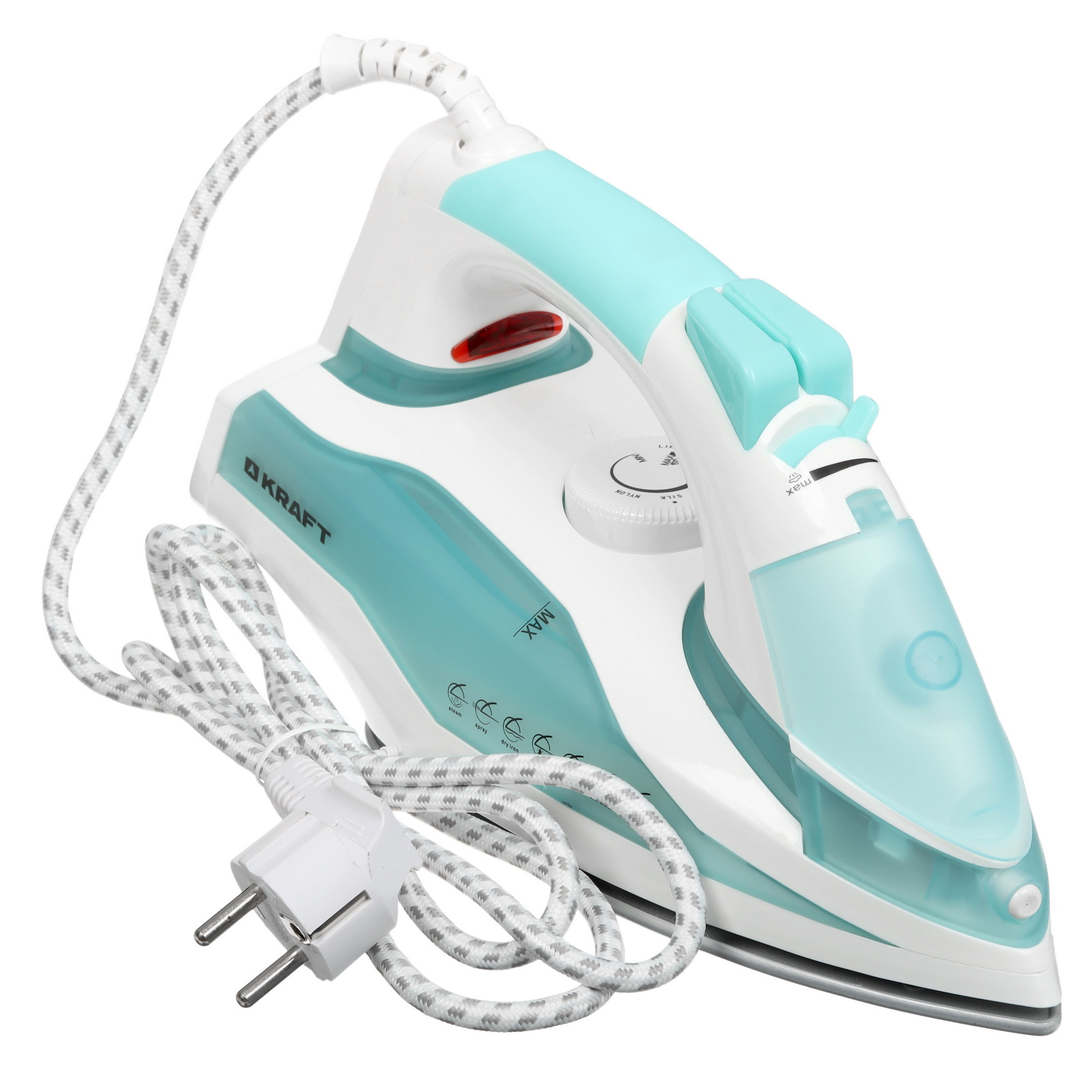 9037558 Утюг KRAFT KF-CI2221 бирюзовый STDN-0085459 - Вид №5