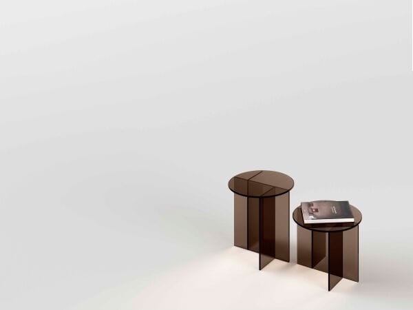 Круглый стеклянный журнальный столик In Stock Tonelli Design ARCH-00087567 - Вид №1