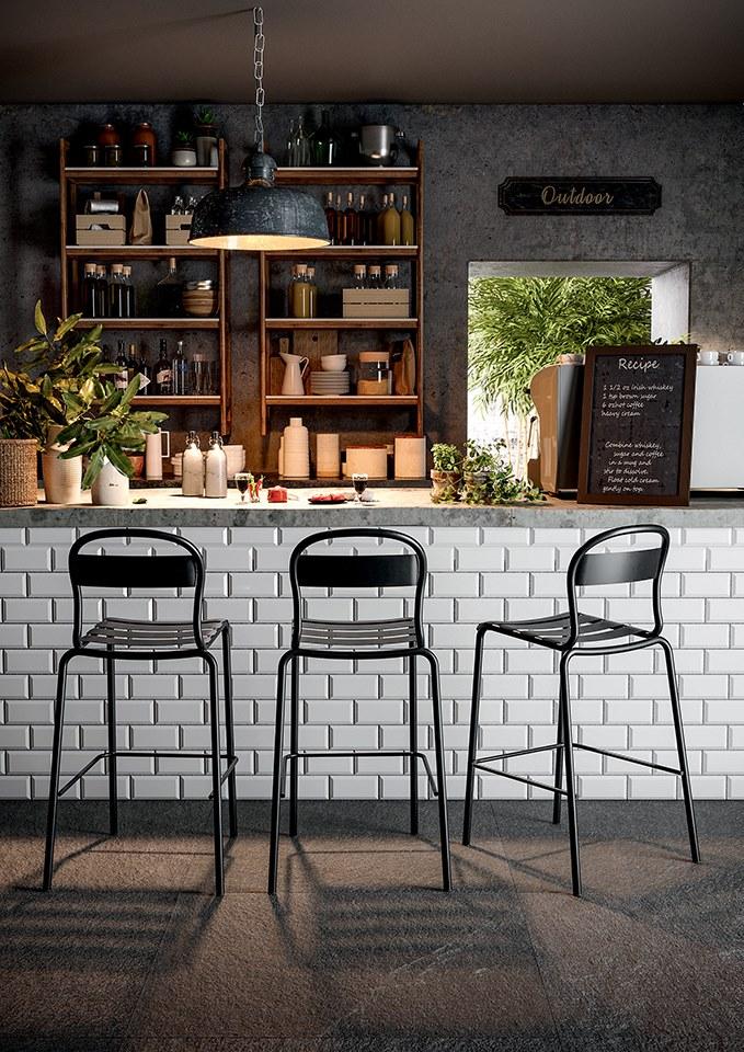 COLOS Высокий штабелируемый табурет из листового металла Stecca sun-id-1443489 - Вид №1