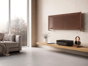 Настенный горизонтальный полотенцесушитель из углеродистой стали