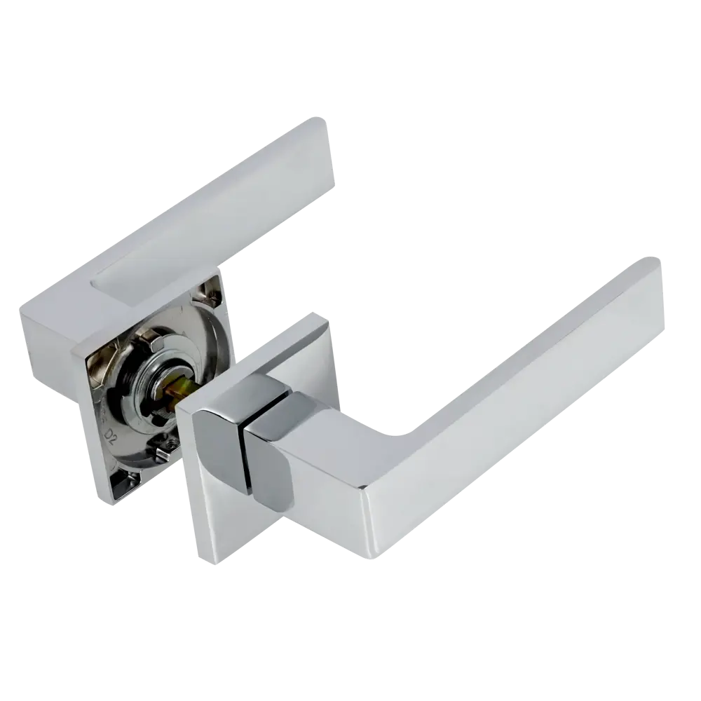 Дверные ручки EDSON EDS-168B-Q2 в стильном хроме 85168441 STLM-0059326