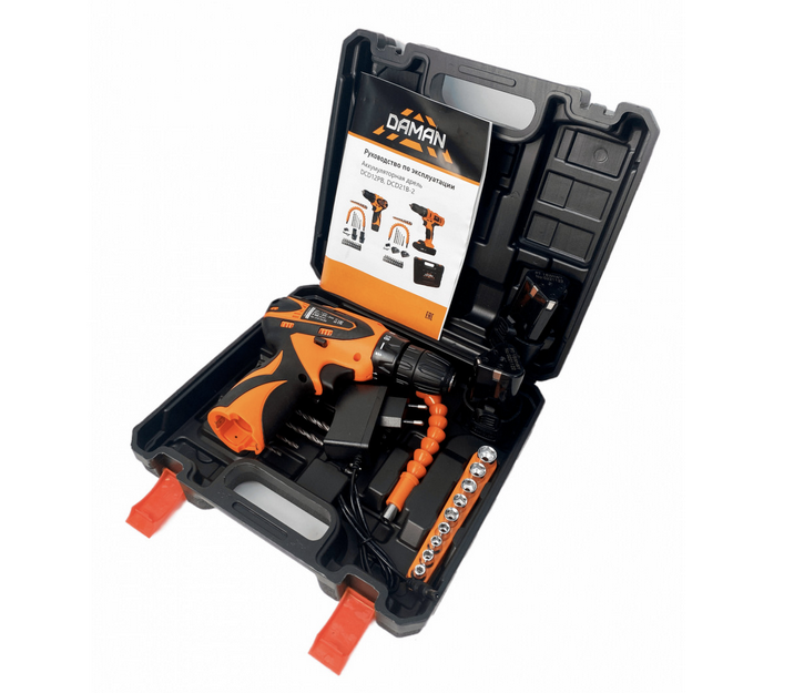 Дрель-шуруповерт DAMAN DCD12PB 9230665 BRAIT STDN-0117643 - Вид №3