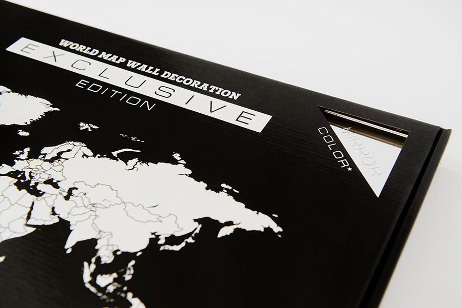 19-20 Карта-пазл зеркальная wall decoration exclusive 130х78 см Mimi  - Вид №10