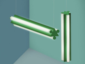 Металлический светодиодный подвесной светильник