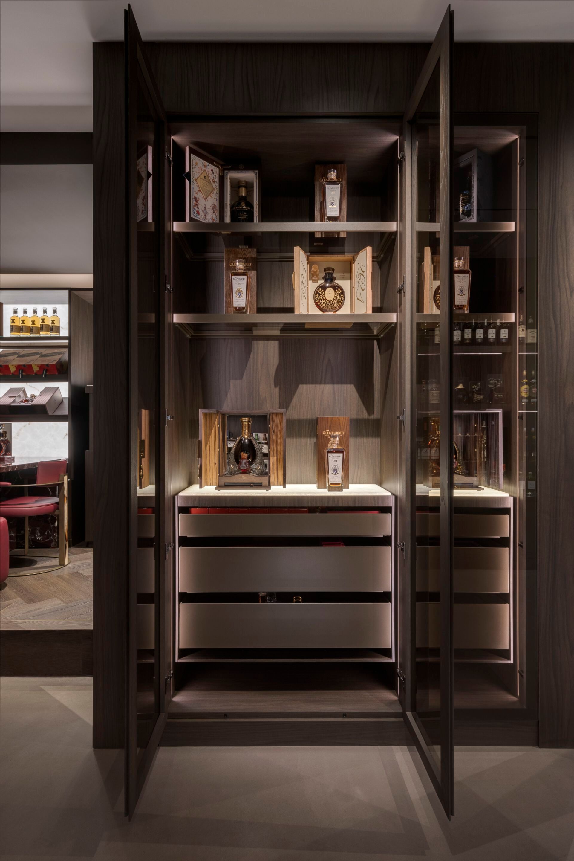 Модульная гардеробная со встроенным освещением Kolenik ARCH-00145420 - Вид №5