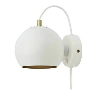 Лампа настенная Ball Anniversary, белая