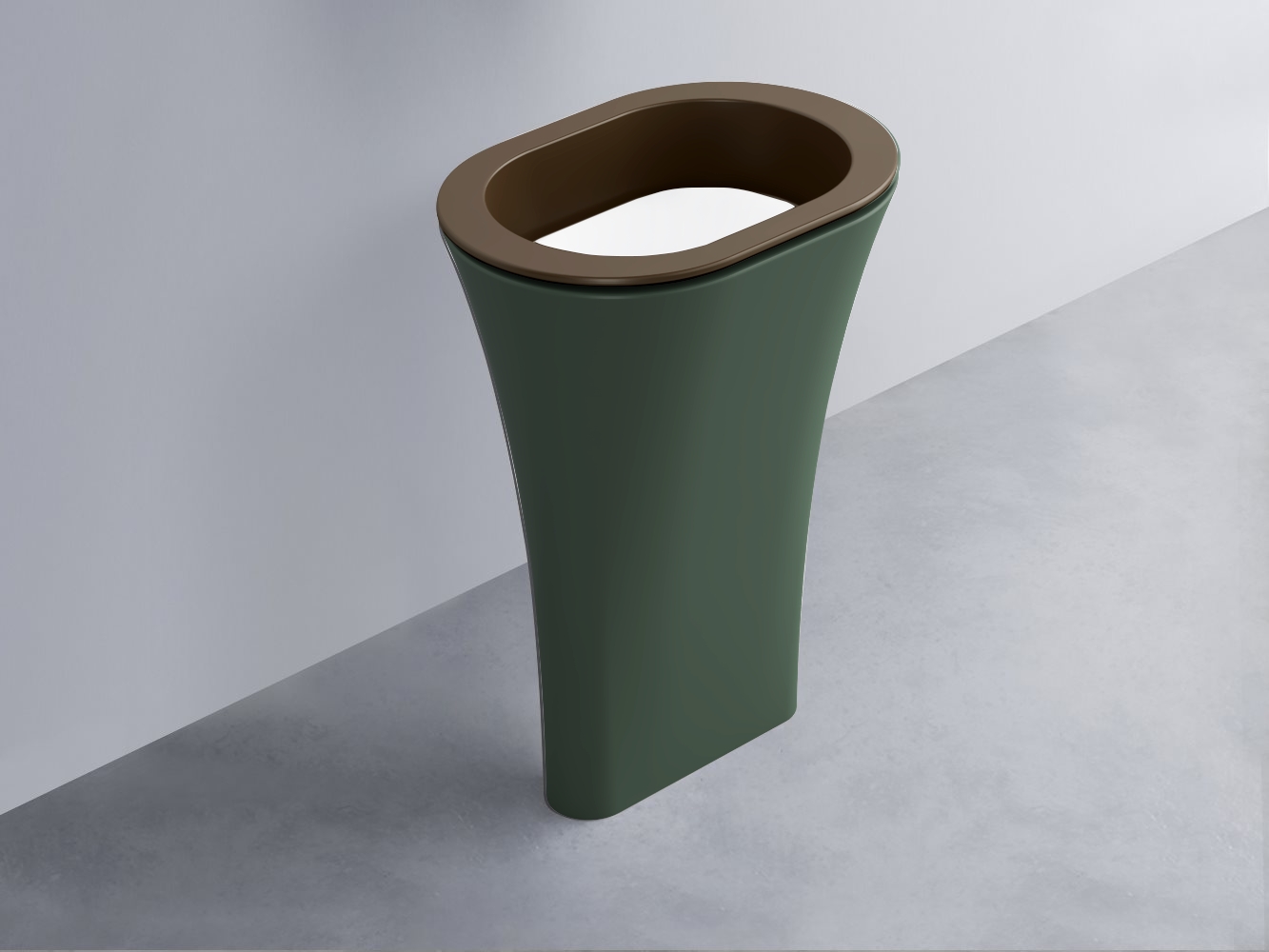 AMLA65-CA+AMPILO-BL+AMCOLO-MU Раковина Amedeo Ovale отдельностоящая cielo Enjoy + Amedeo Ceramica Cielo