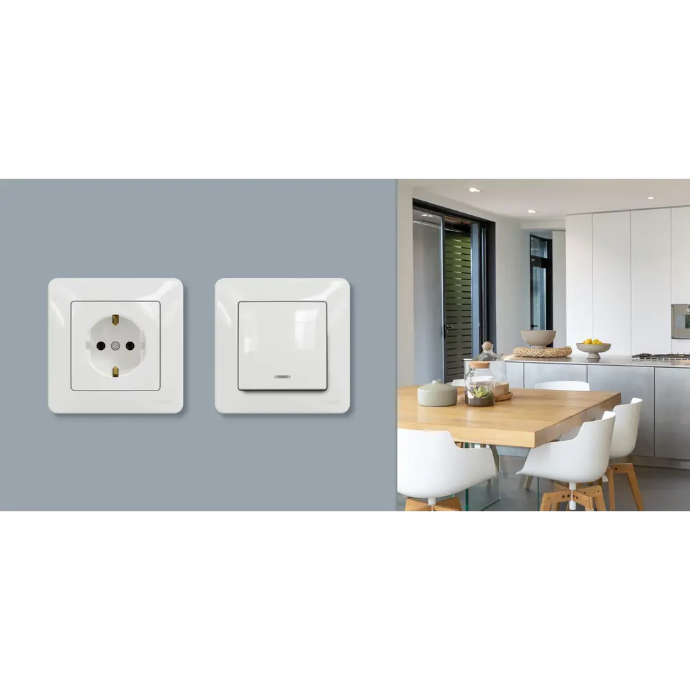 Розетка встраиваемая Systeme Electric Sedna Design с заземлением, цвет белый 84826970 STLM-2188847 - Вид №4
