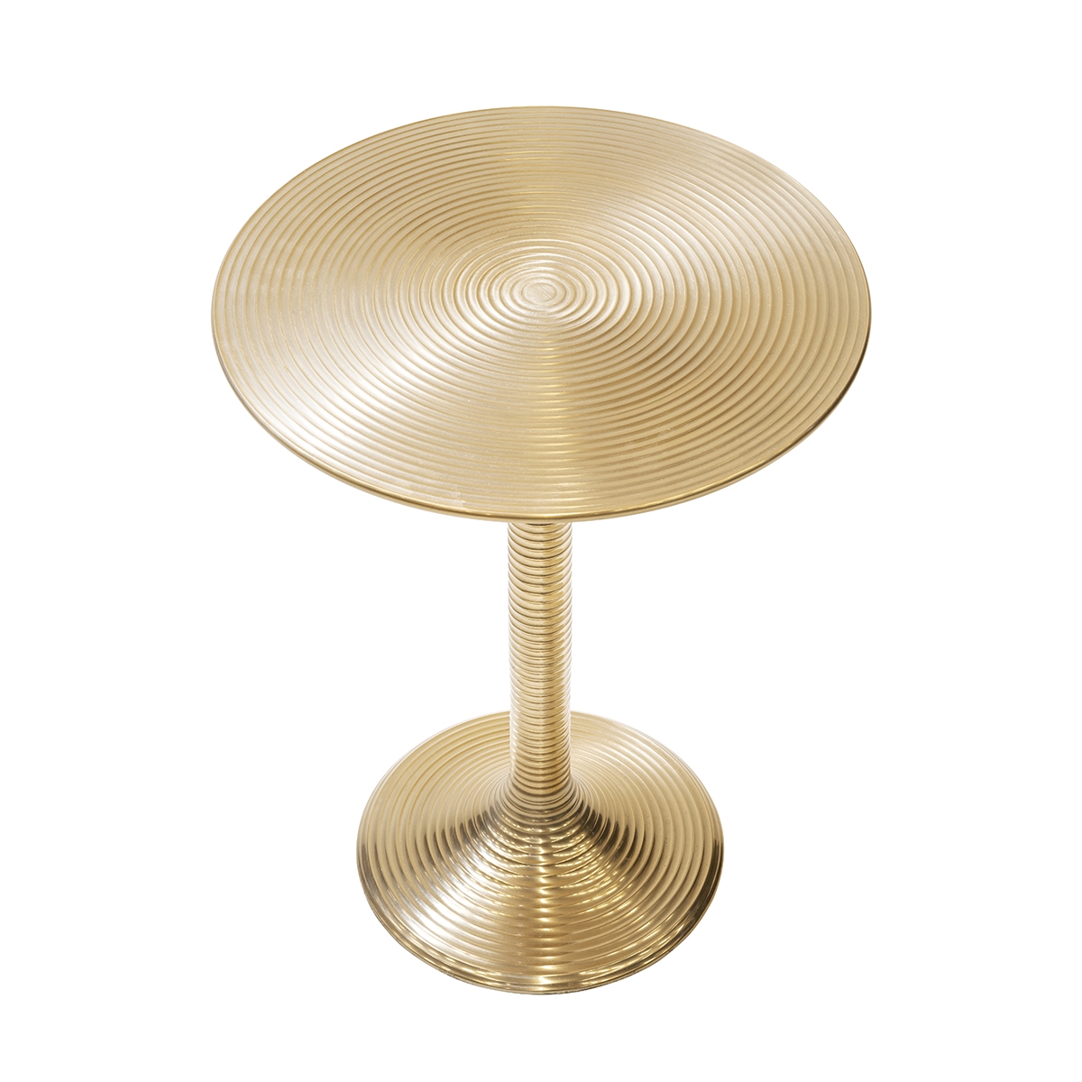 450266-02 ABHIKA СТОЛ KAMPAI H50 D38 SILVER  - Вид №1