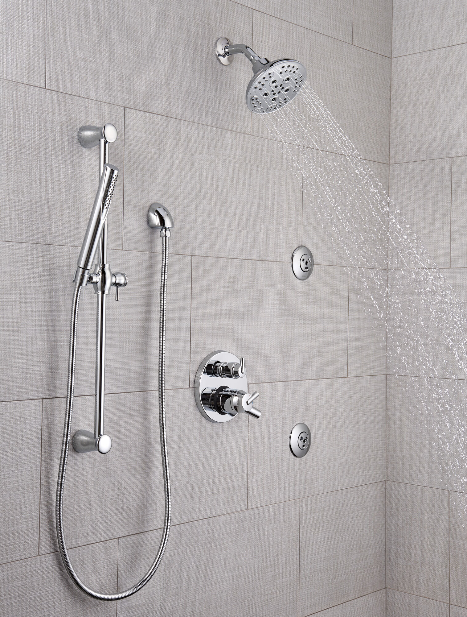 Трим клапана Contemporary Monitor® серии 17 со встроенным переключателем на 6 положений Delta Faucet T27959-CZ - Вид №1