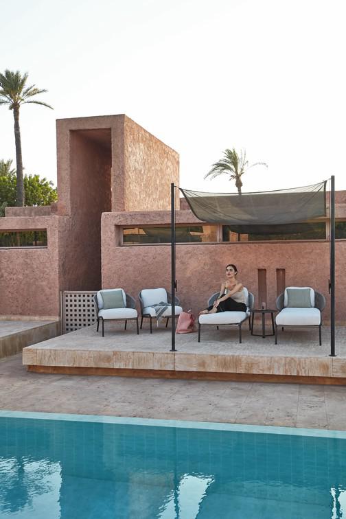 MNST17 1 мест. кресло лава серебро Manutti Radius - Вид №14