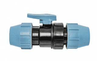 Кран шаровый 20x20 для труб ПНД UNIDELTA