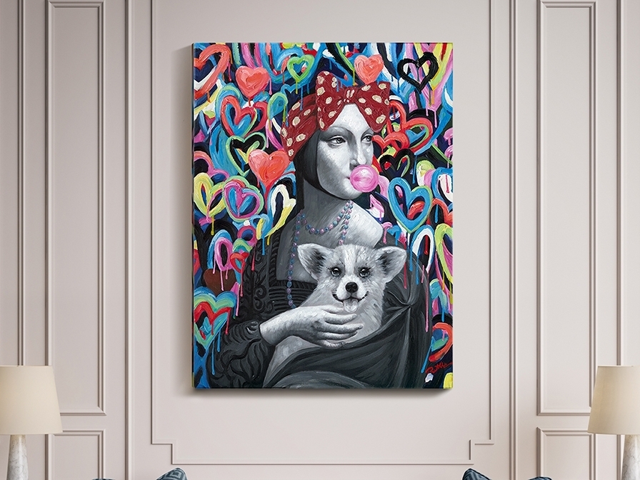 091310 Картина 90x120 Schuller Dama Armiño Pop  - Вид №1