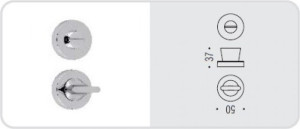 JP19BZG.CM Фиксатор сантехнический Rosetta JP19BZG хром матовый COLOMBO ALATO