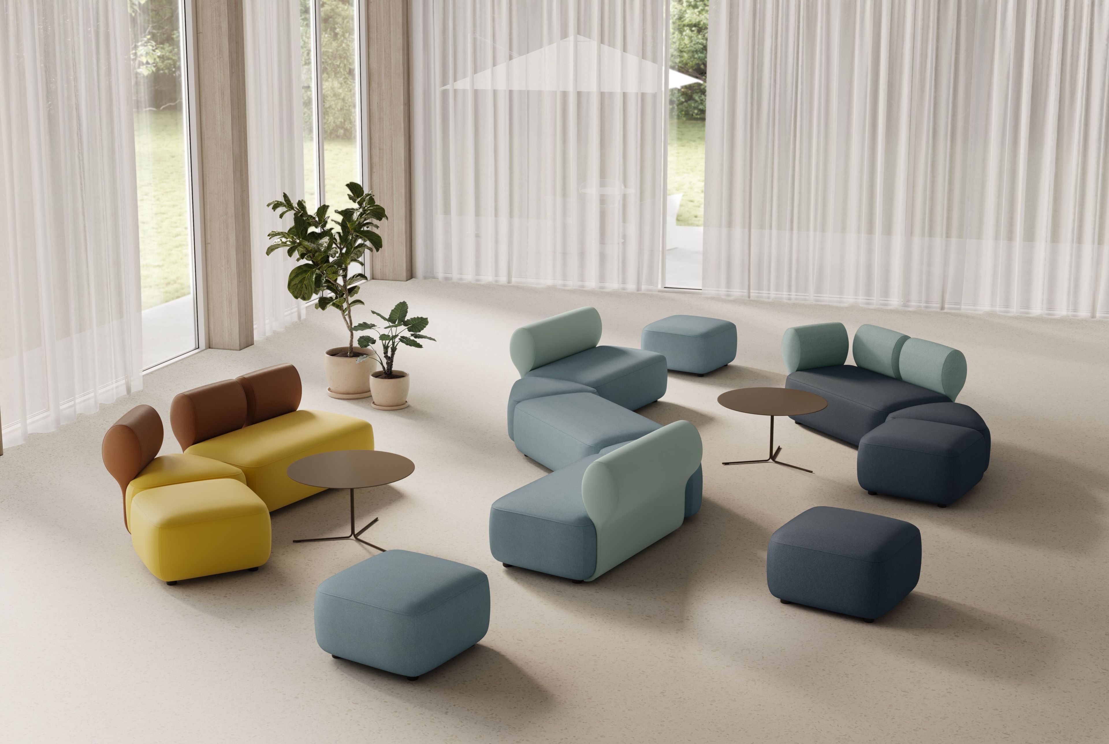 Ткань пуф Kastel Klipper ARCH-00108254 - Вид №1