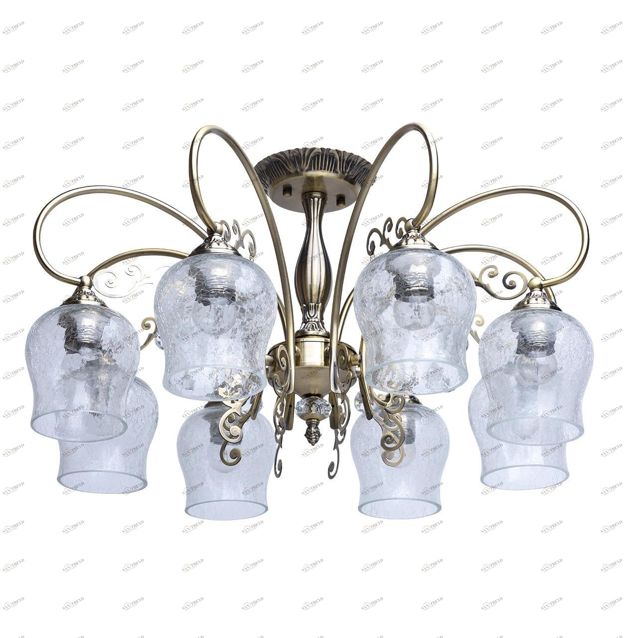 Потолочная люстра MW-Light Моника 372011808 бронза MW-LIGHT ДИЗАЙНЕРСКИЕ, МОНИКА 188187 Бронза 