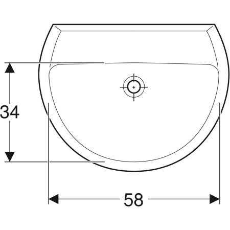 K91165000 Раковина Kolo Rekord Geberit  - Вид №10