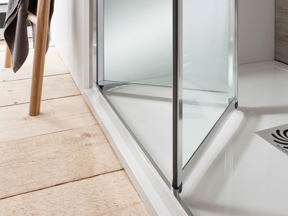 Дверь в нишу Bifold 1000mm Britton Burlington EBFSC1000  - Вид №2