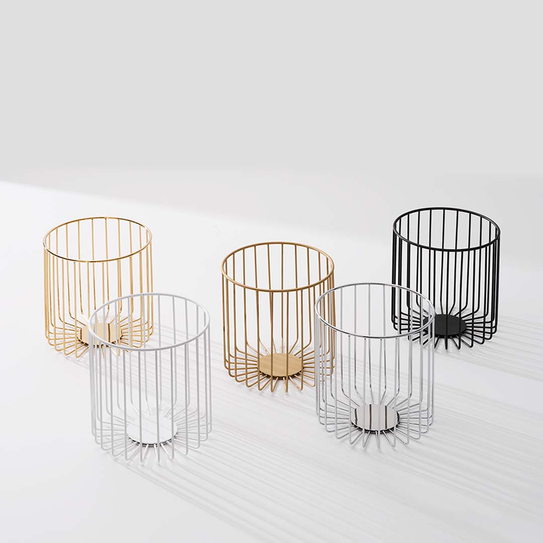 0859220 Корзина для мусора DW 220 DECOR WALTHER Гостевой туалет  - Вид №2