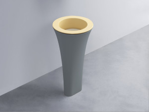 AMLA45-CN+AMPILT-LN+AMCOLT-BR Раковина Amedeo Tondo отдельностоящая cielo Enjoy + Amedeo