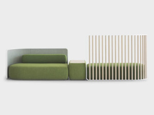 Съемный модульный диван из ткани