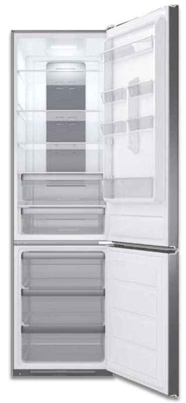 9255915 Холодильник с морозильником   Kuppersbusch FKG 6500.0 E серебристый STDN-0075486 - Вид №1