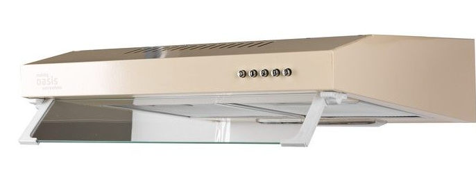 9136712 Вытяжка подвесная Оasis UP-50I бежевый/прозрачный OASIS STDN-0021895 - Вид №1