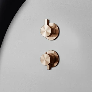 Термостат для душа розовое золото TOOX Radomonte TER3R