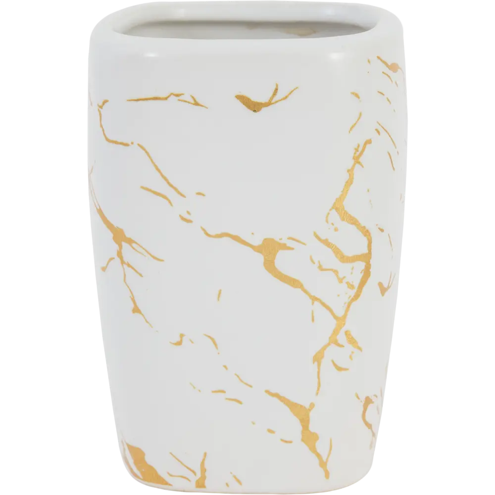 Стакан Vidage Marmo Dorato керамика цвет белый STLM-2161579 - Вид №1